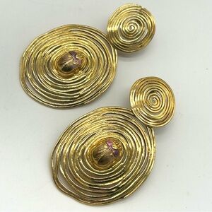 Gas Bijoux Gold Wave Earrings